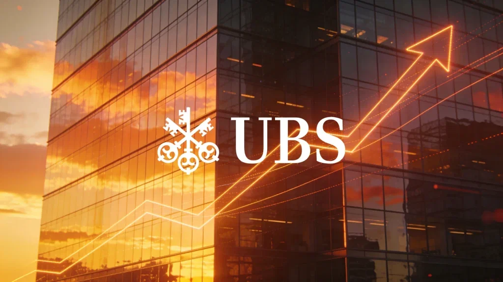 UBS Aktie: JPMorgan hebt Kursziel an UBS Aktie - Beitragsbild (KI-generiertes Symbolbild)