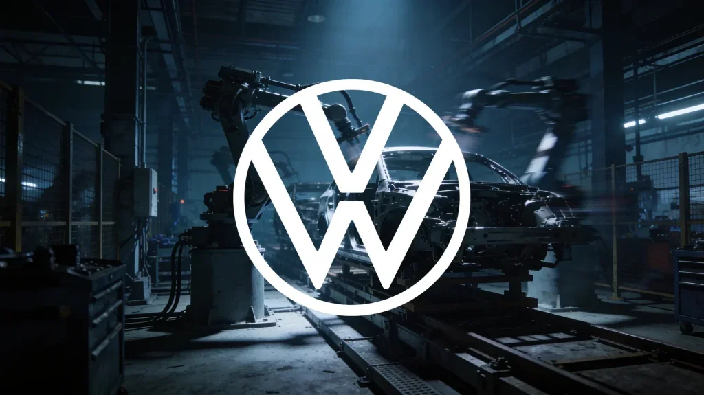 Volkswagen Aktie: Bis zu 50.000 Stellen gefährdet Volkswagen Aktie - Beitragsbild (KI-generiertes Symbolbild)