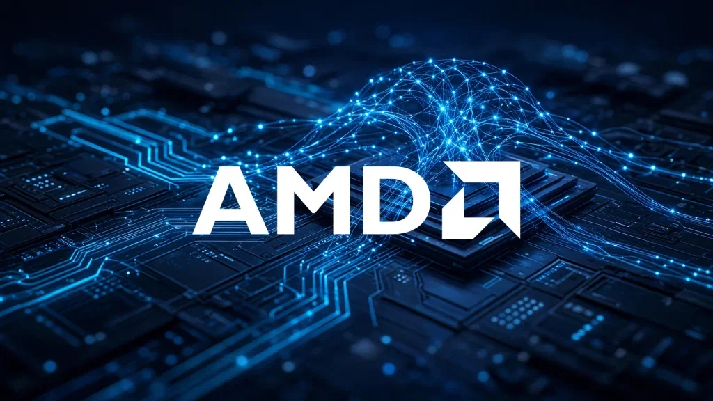 AMD Aktie: Kurs fällt 6,2 Prozent im Tech-Ausverkauf AMD Aktie - Beitragsbild (KI-generiertes Symbolbild)