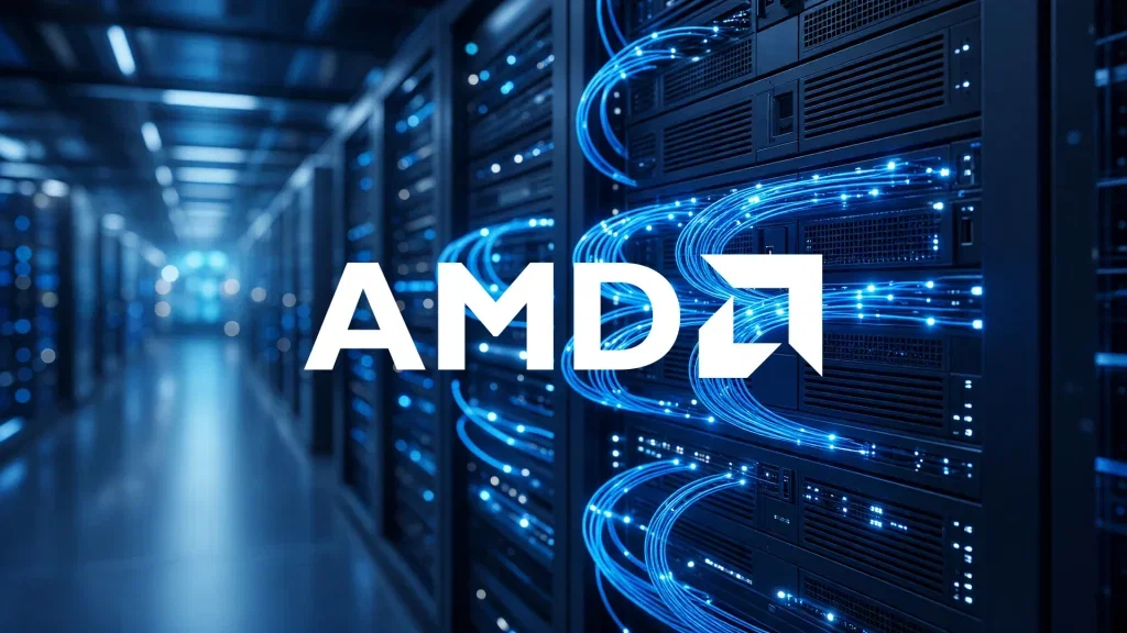 AMD Aktie: 6,2 Prozent Absturz nach Zins-Sorgen AMD Aktie - Beitragsbild (KI-generiertes Symbolbild)