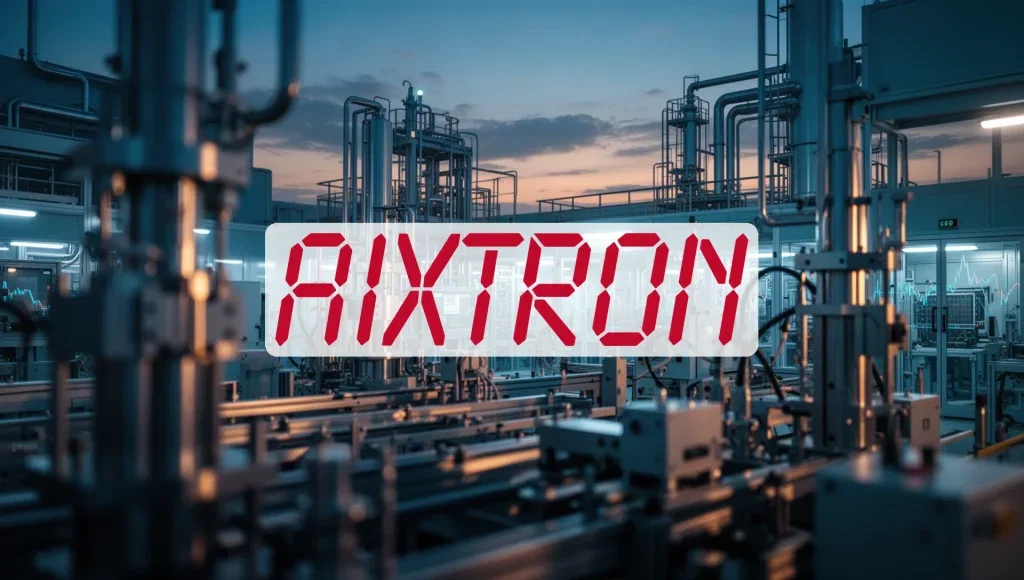 Aixtron: Aktie fällt nach Lieferkettenwarnung Aixtron Aktie - Beitragsbild (KI-generiertes Symbolbild)