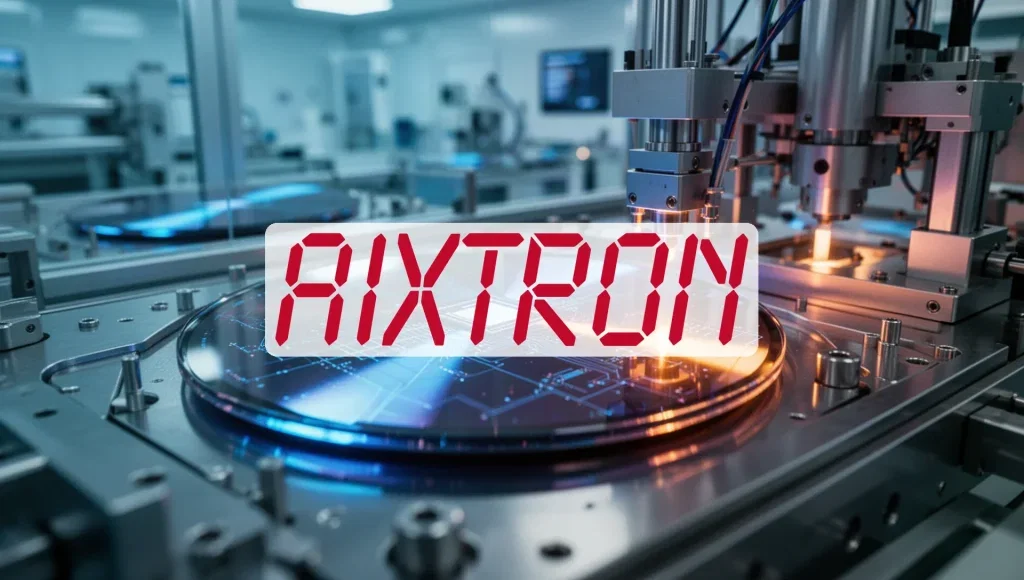 Aixtron Aktie: Abendmeldung dreht die Lage Aixtron Aktie - Beitragsbild (KI-generiertes Symbolbild)