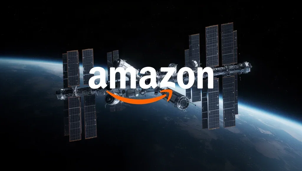 Amazon Aktie: Plant Leo-Start mit Arianespace Amazon Aktie - Beitragsbild (KI-generiertes Symbolbild)