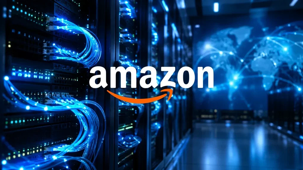 Amazon Aktie: Cloud glänzt, Ausblick enttäuscht Amazon Aktie - Beitragsbild (KI-generiertes Symbolbild)