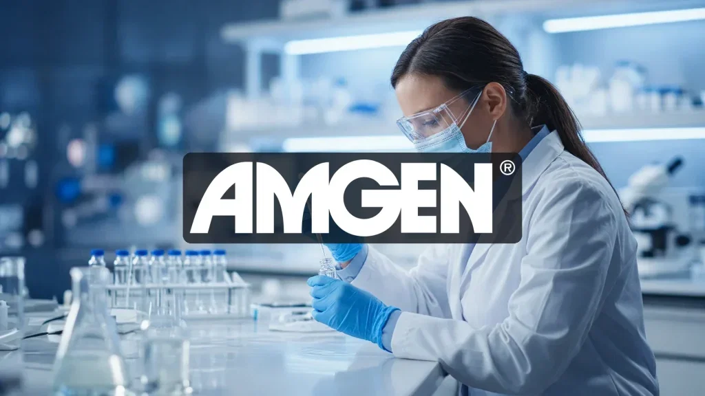 Amgen Aktie: Imdelltra verlängert Überleben Amgen Aktie - Beitragsbild (KI-generiertes Symbolbild)