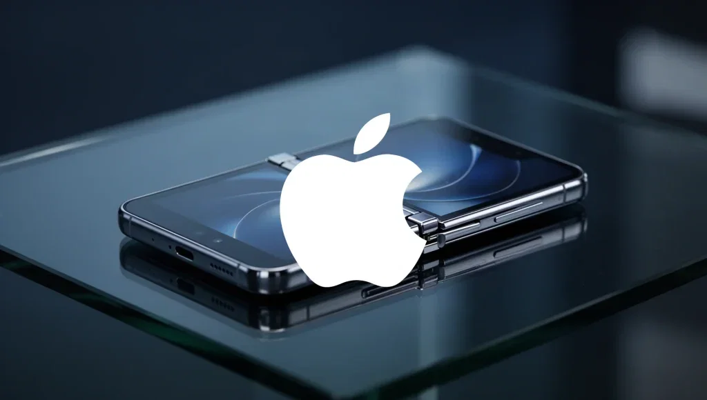 Apple Aktie: Faltmodell treibt Lieferfristen bis Januar Apple Aktie - Beitragsbild (KI-generiertes Symbolbild)