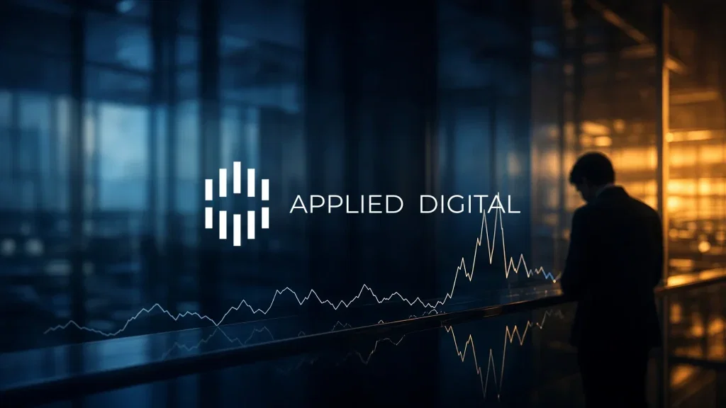 Applied Digital Aktie: Schuldenlast drückt auf 52-Wochen-Tief Applied Digital Aktie - Beitragsbild (KI-generiertes Symbolbild)