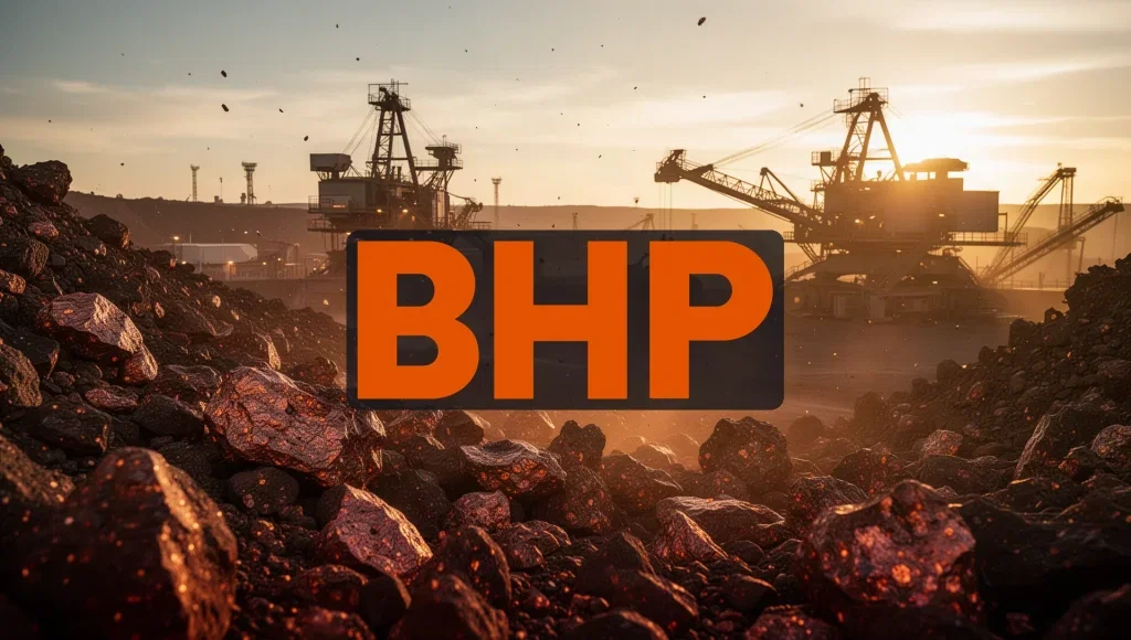 BHP Aktie: Jahresprognose trotz Kupferrückgang unverändert BHP Aktie - Beitragsbild (KI-generiertes Symbolbild)