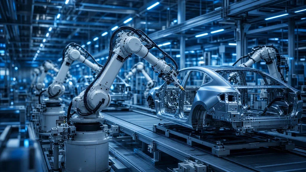 BMW Aktie: Steyr-Werk erhält 100 Millionen für Elektro-Fertigung BMW Aktie - Beitragsbild (KI-generiertes Symbolbild)