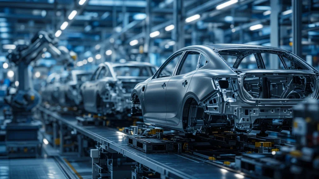 BMW Aktie: Regensburg drosselt Produktion wegen Teilemangel BMW Aktie - Beitragsbild (KI-generiertes Symbolbild)