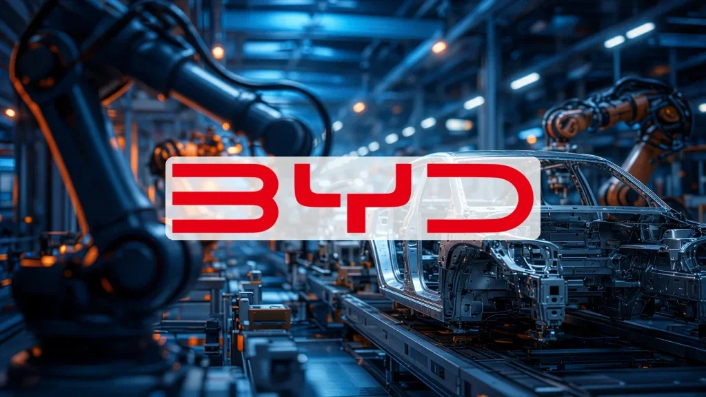 BYD Aktie: EU drosselt Hybrid-Exporte nach China-Deal BYD Aktie - Beitragsbild (KI-generiertes Symbolbild)