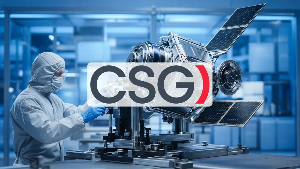 CSG Aktie: Weitet Geschäft auf Raumfahrt aus CSG Aktie - Beitragsbild (KI-generiertes Symbolbild)