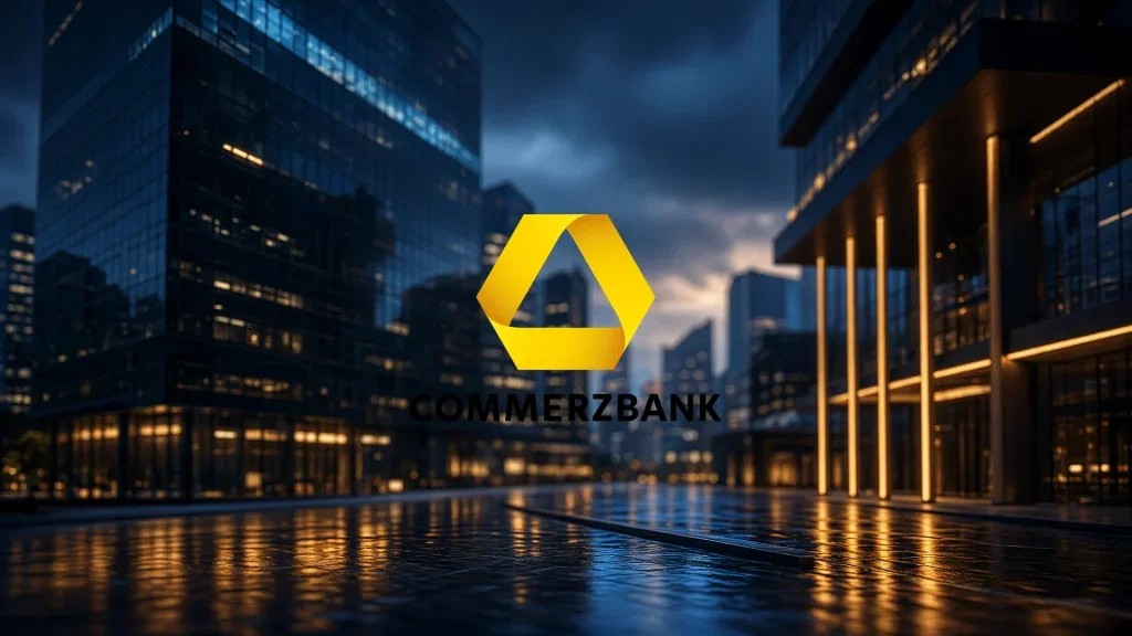 Commerzbank Aktie: Banken-Ausverkauf erwischt auch sie Commerzbank Aktie - Beitragsbild (KI-generiertes Symbolbild)