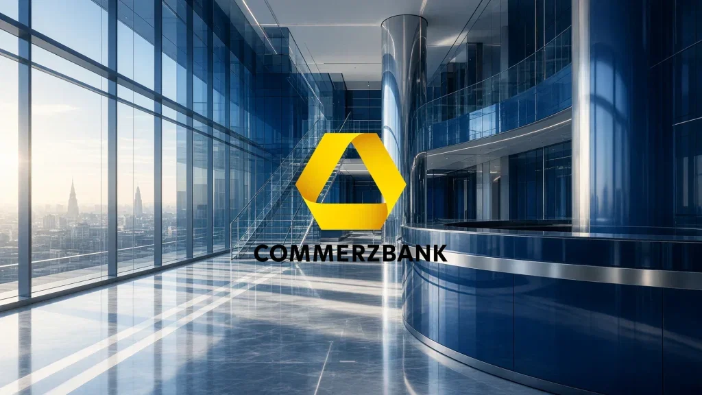 Commerzbank Aktie: UniCredit peilt Kontrolle bis Jahresende an Commerzbank Aktie - Beitragsbild (KI-generiertes Symbolbild)