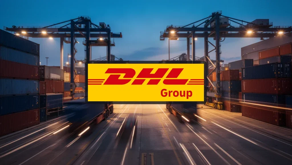 DHL Group Aktie: Eröffnet Express-Standort in Köln DHL Group Aktie - Beitragsbild (KI-generiertes Symbolbild)