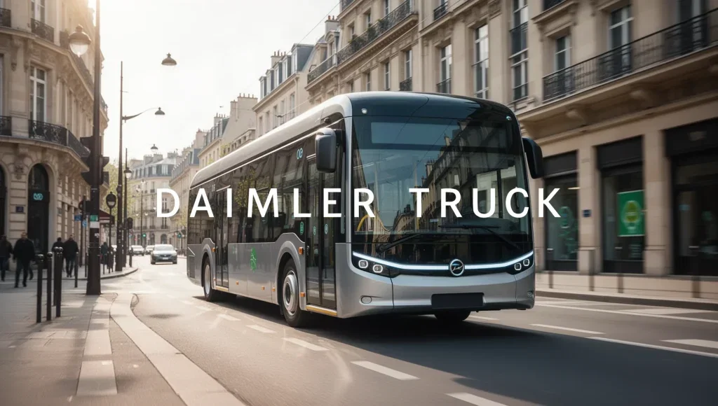 Daimler Truck Aktie: 35 E-Busse rollen in Ljubljana Daimler Truck Aktie - Beitragsbild (KI-generiertes Symbolbild)