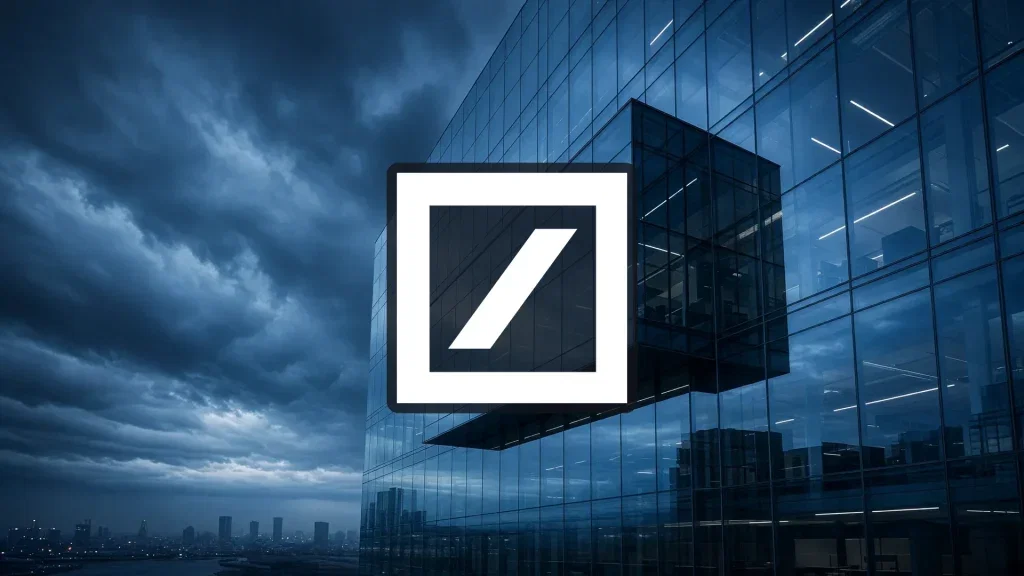 Deutsche Bank Aktie: Sewing warnt vor anhaltender Volatilität Deutsche Bank Aktie - Beitragsbild (KI-generiertes Symbolbild)