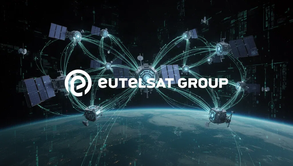 Eutelsat Aktie: MEO bindet OneWeb ins Netz ein Eutelsat Aktie - Beitragsbild (KI-generiertes Symbolbild)
