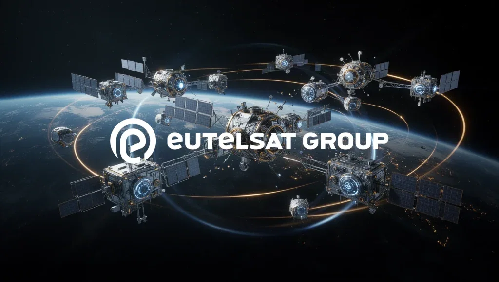Eutelsat Aktie: Airbus übergibt 32 neue OneWeb-Satelliten Eutelsat Aktie - Beitragsbild (KI-generiertes Symbolbild)