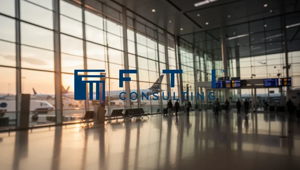 FTI Consulting Aktie: Flugverkehr im Visier FTI Consulting Aktie - Beitragsbild (KI-generiertes Symbolbild)