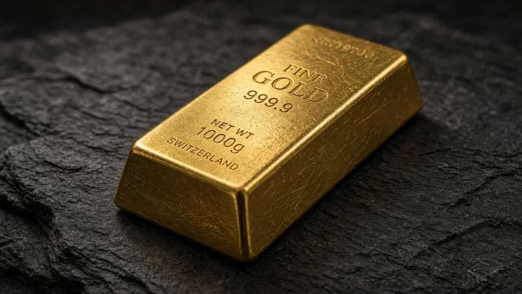 Gold: Spekulanten bauen Netto-Long-Position ab Gold Aktie - Beitragsbild (KI-generiertes Symbolbild)