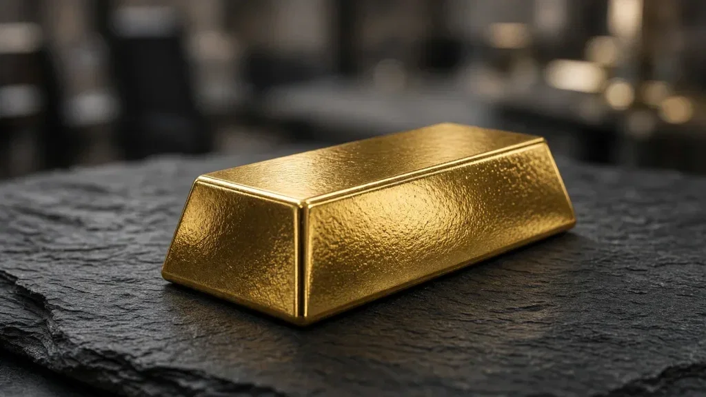 Gold Aktie - Beitragsbild (KI-generiertes Symbolbild)