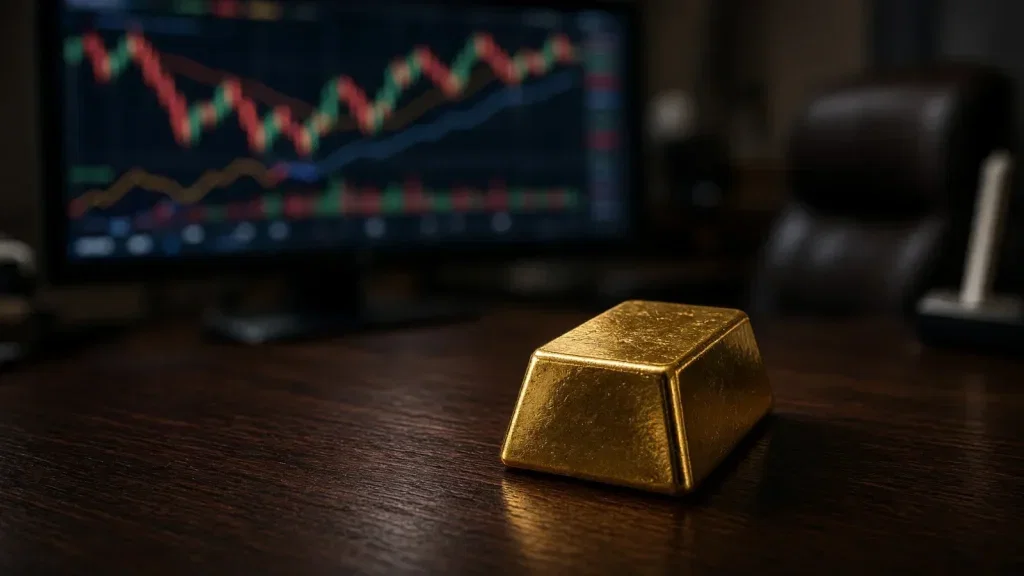 Gold: Spekulanten reduzieren vor FOMC-Treffen Gold Aktie - Beitragsbild (KI-generiertes Symbolbild)