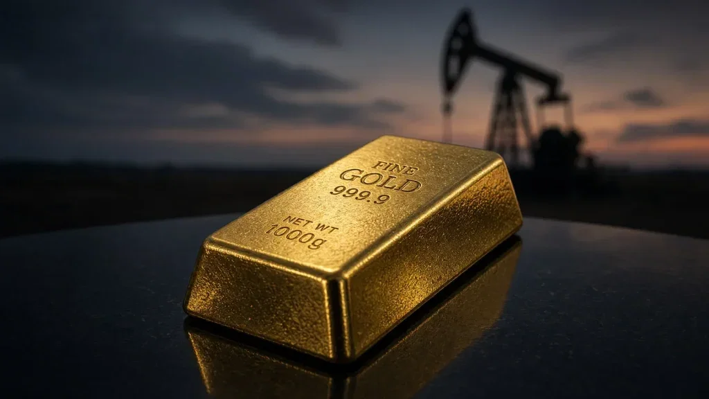 Gold Aktie - Beitragsbild (KI-generiertes Symbolbild)