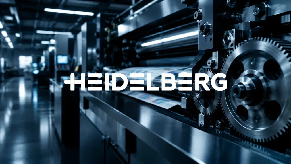Heidelberger Druckmaschinen Aktie: Prognose gekappt Heidelberger Druckmaschinen Aktie - Beitragsbild (KI-generiertes Symbolbild)