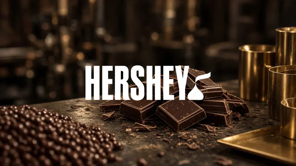 Hershey Aktie: Preiserhöhungen tragen die Bilanz Hershey Aktie - Beitragsbild (KI-generiertes Symbolbild)