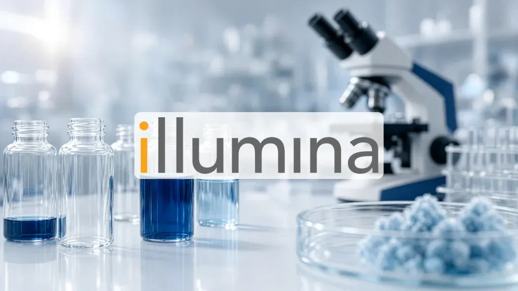 Illumina Aktie: Umsatzverfehlung drückt Kurs trotz Prognoseplus Illumina Aktie - Beitragsbild (KI-generiertes Symbolbild)