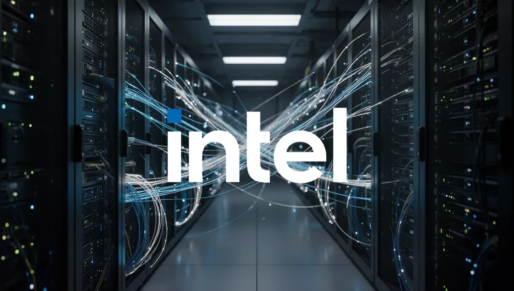 Intel Aktie - Beitragsbild (KI-generiertes Symbolbild)