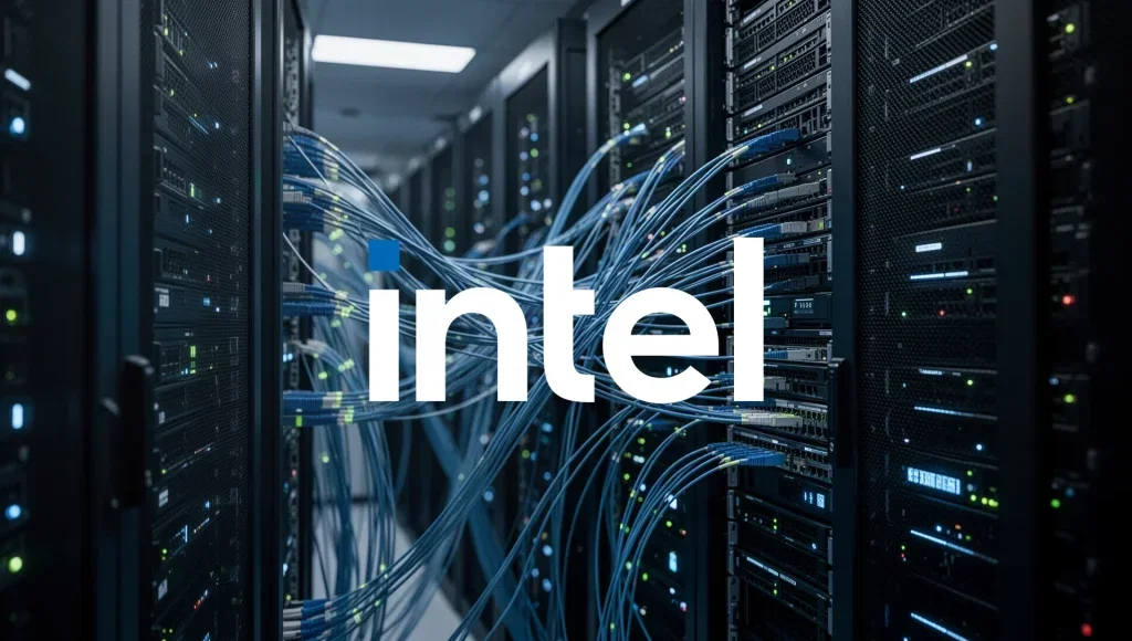 Intel Aktie - Beitragsbild (KI-generiertes Symbolbild)
