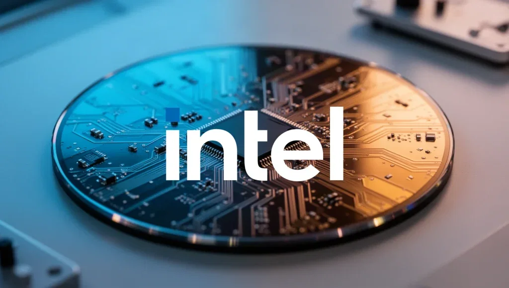 Intel Aktie - Beitragsbild (KI-generiertes Symbolbild)