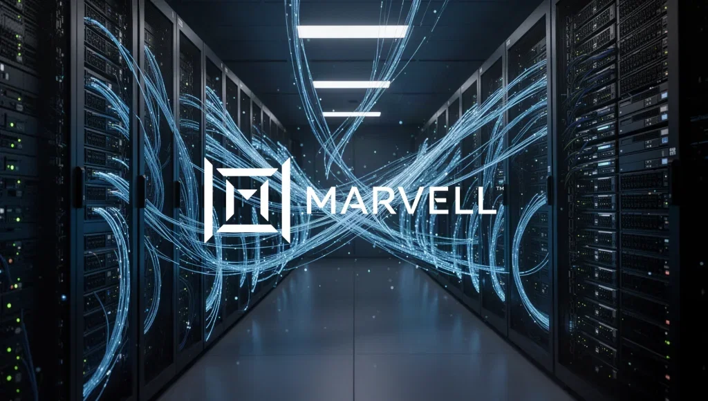 Marvell Technology Aktie: Teralynx-Muster bei Hyperscalern Marvell Technology Aktie - Beitragsbild (KI-generiertes Symbolbild)