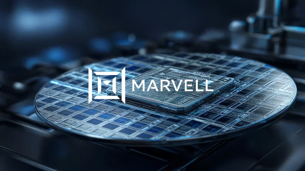 Marvell Technology Aktie: Alaska-Chips gehen in Bemusterung Marvell Technology Aktie - Beitragsbild (KI-generiertes Symbolbild)