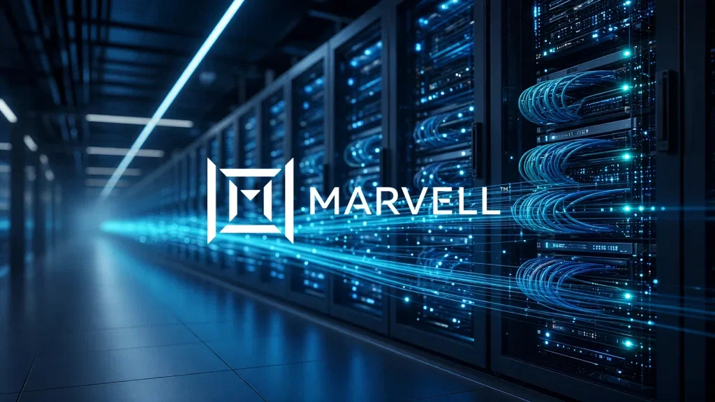 Marvell Aktie: Neue Retimer für Rechenzentren angekündigt Marvell Technology Aktie - Beitragsbild (KI-generiertes Symbolbild)