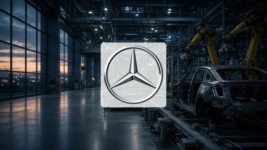 Mercedes-Benz Aktie: China-Absatz bricht um 31 Prozent ein Mercedes-Benz Aktie - Beitragsbild (KI-generiertes Symbolbild)