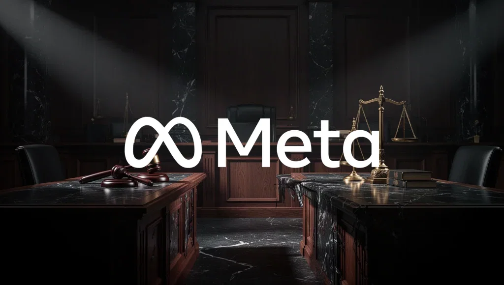 Meta Aktie: New Mexico fordert bis zu 40 Milliarden Dollar Meta Aktie - Beitragsbild (KI-generiertes Symbolbild)