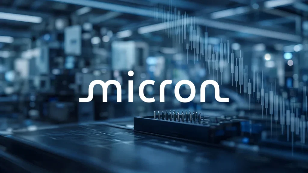 Micron Technology Aktie: 5,3 Prozent Minus im Zinsschock Micron Technology Aktie - Beitragsbild (KI-generiertes Symbolbild)