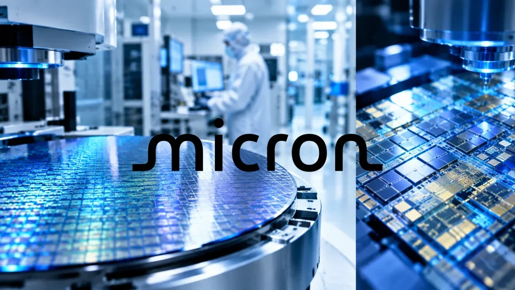 Micron Technology Aktie - Beitragsbild (KI-generiertes Symbolbild)