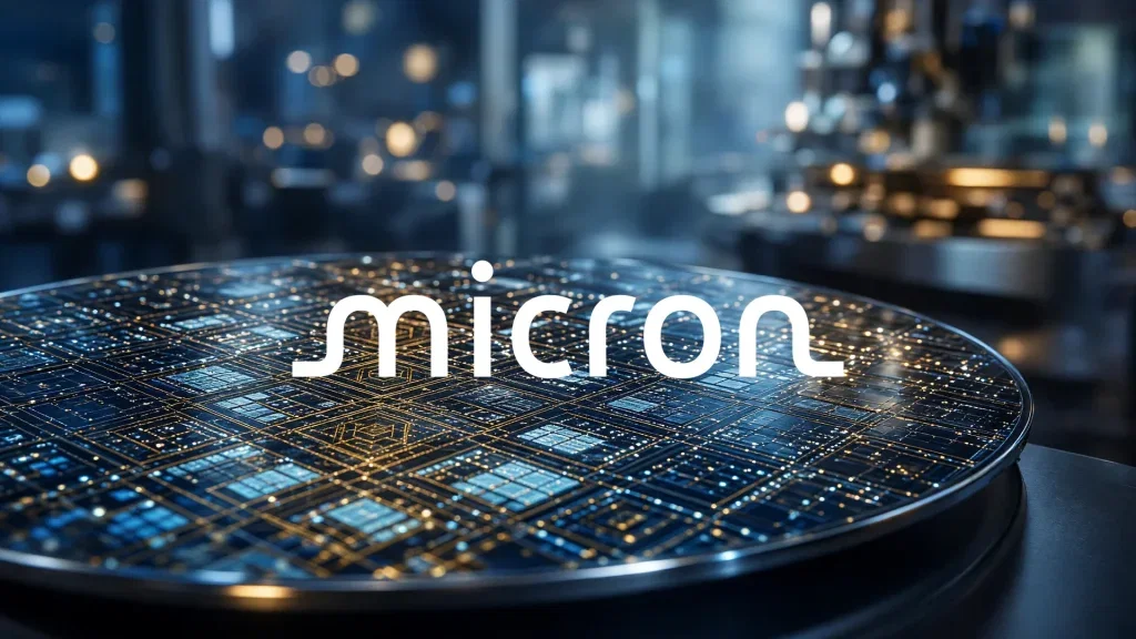 Micron Aktie: Fahrplan für 1-delta-DRAM steht Micron Technology Aktie - Beitragsbild (KI-generiertes Symbolbild)
