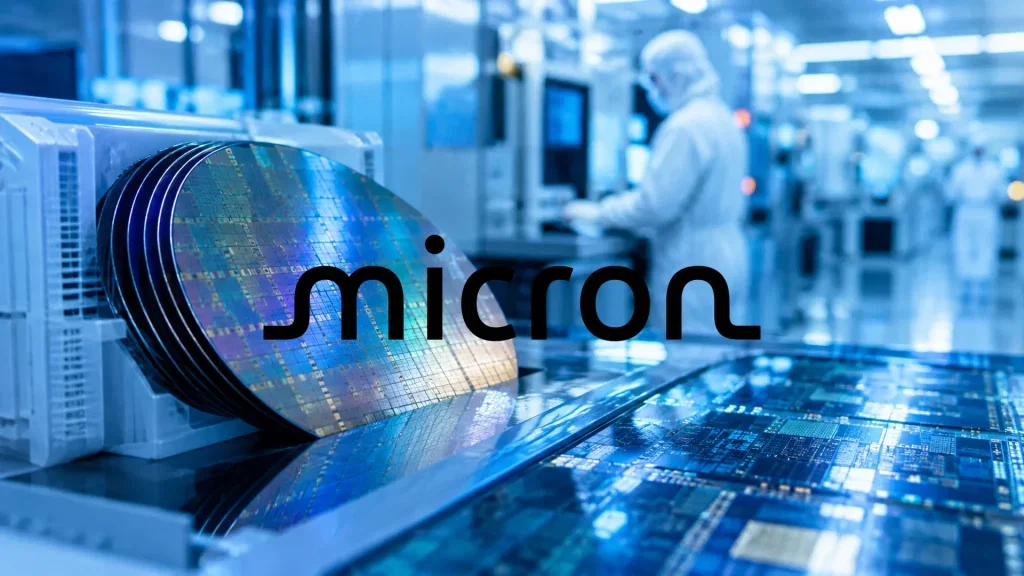 Micron Technology Aktie - Beitragsbild (KI-generiertes Symbolbild)
