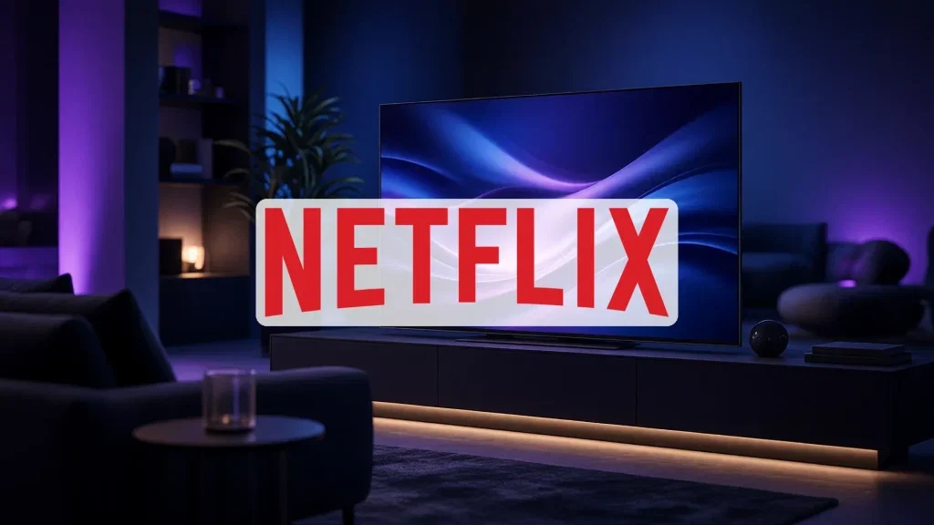 Netflix Aktie: Werbeprognose gekappt, Kurs rutscht ab Netflix Aktie - Beitragsbild (KI-generiertes Symbolbild)