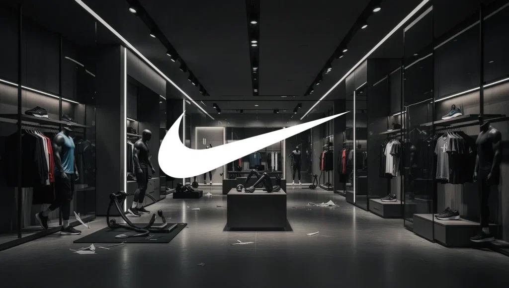 Nike Aktie: Kaufempfehlungen fallen auf 20-Jahres-Tief Nike Aktie - Beitragsbild (KI-generiertes Symbolbild)