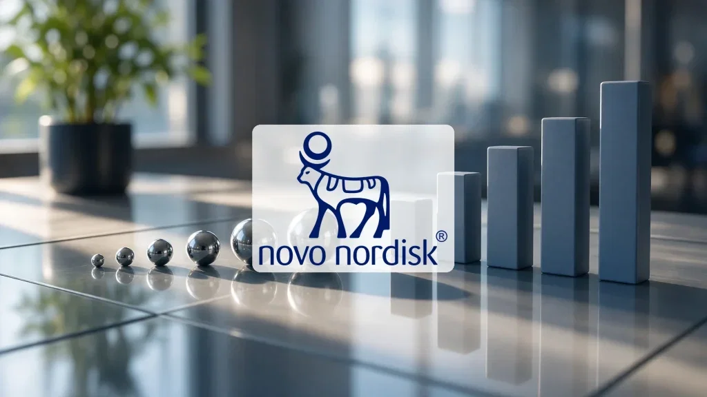 Novo Nordisk Aktie: Rückkaufprogramm über 15 Milliarden DKK läuft Novo Nordisk Aktie - Beitragsbild (KI-generiertes Symbolbild)
