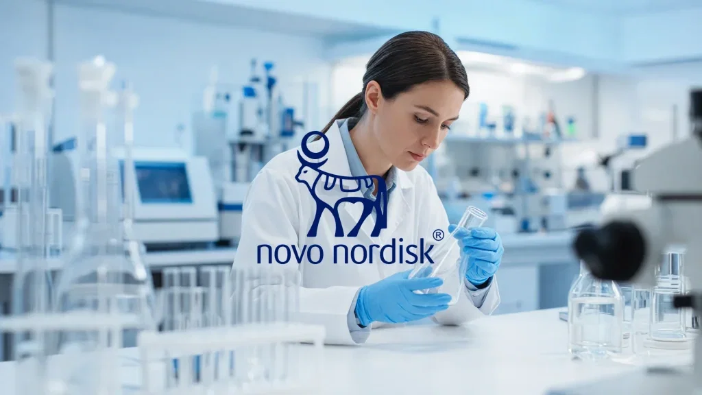 Novo Nordisk Aktie: Anleger warten auf die Quartalszahlen Novo Nordisk Aktie - Beitragsbild (KI-generiertes Symbolbild)