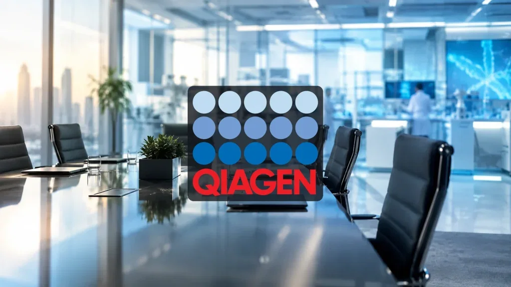 Qiagen Aktie: 46,50 Euro bar je Aktie geboten Qiagen Aktie - Beitragsbild (KI-generiertes Symbolbild)