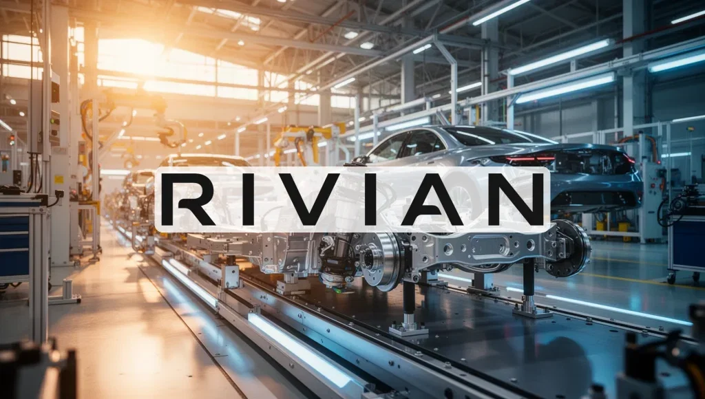 Rivian Aktie: R2 treibt Rekordquartal Rivian Automotive Registered (A) Aktie - Beitragsbild (KI-generiertes Symbolbild)