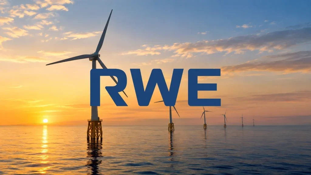 RWE-Aktie: Unterschätzt – das sollte man wissen! Moderne Offshore-Windkraftanlagen im Meer bei Sonnenaufgang als Symbol für nachhaltige Energietechnologie.
